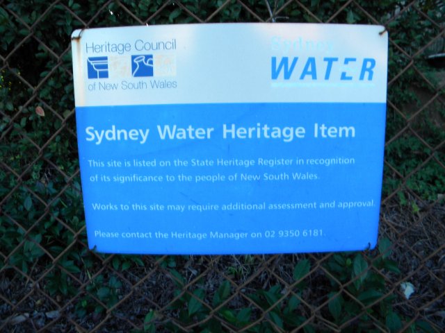 Heritage protection for the Pymble reservoir - but no signage for a Koori stopping place